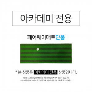 아카데미전용 페어웨이매트 단품 (잔디)